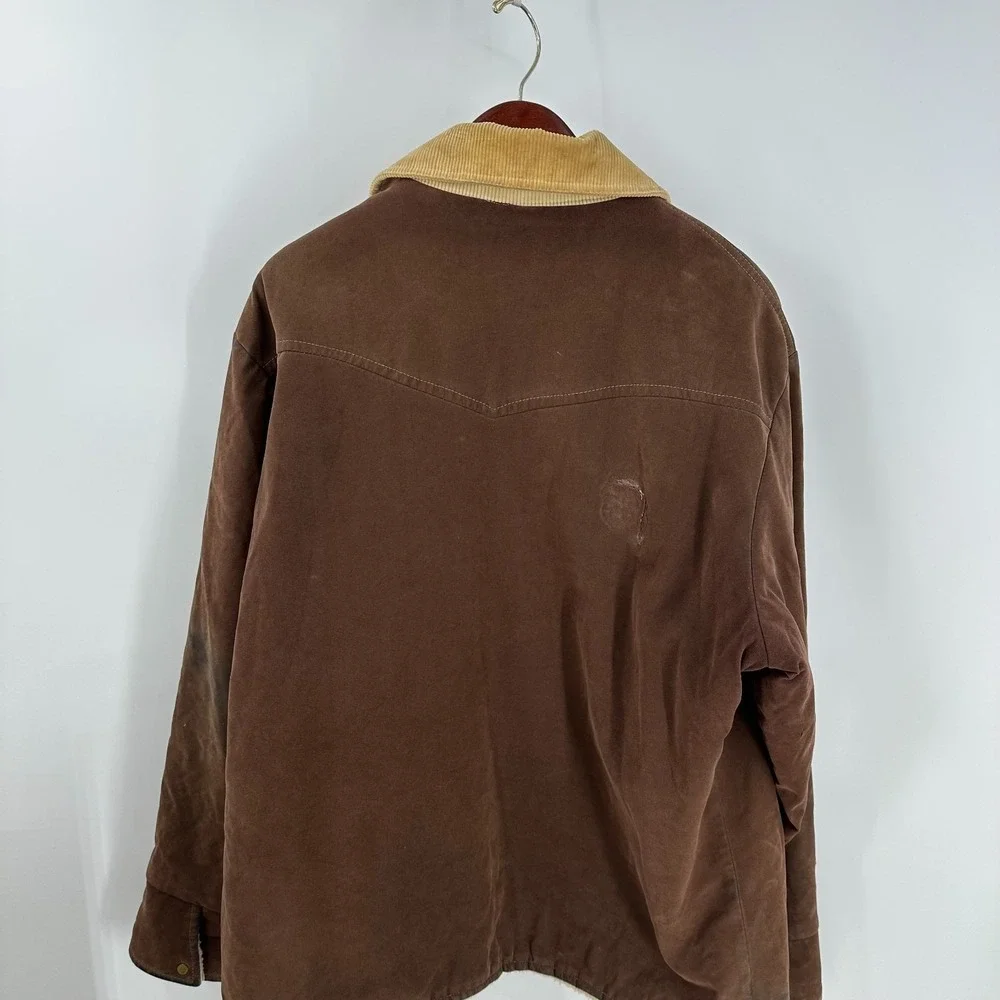 Pacific Trail Sportswear Outdoor Classic Sherpa-Lined Ranch Jacket Brown Size XL